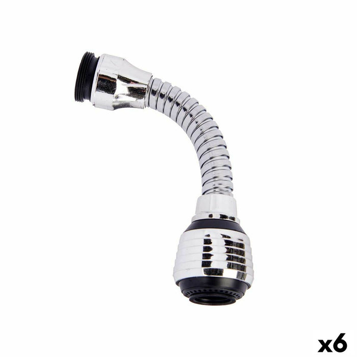 Filtru pentru robinet Furtun flexibil Metal 3,5 x 15 x 3,5 cm (6 Unități)