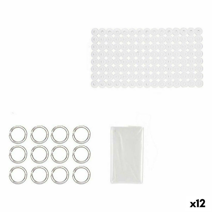 Set de Baie Transparent PVC Polietilenă EVA (12 Unități)