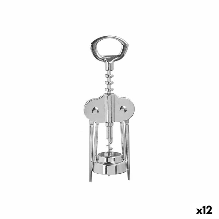 Tirbușon Metal 5,7 x 17 x 4 cm (12 Unități)