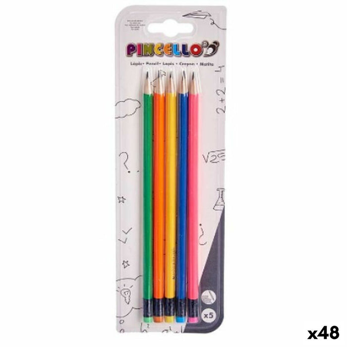 Set de Creioane Multicolor Lemn (48 Unități)