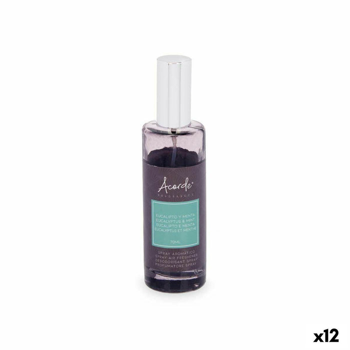 Spray-ul Odorizant Eucalipt Mentă 70 ml (12 Unități)