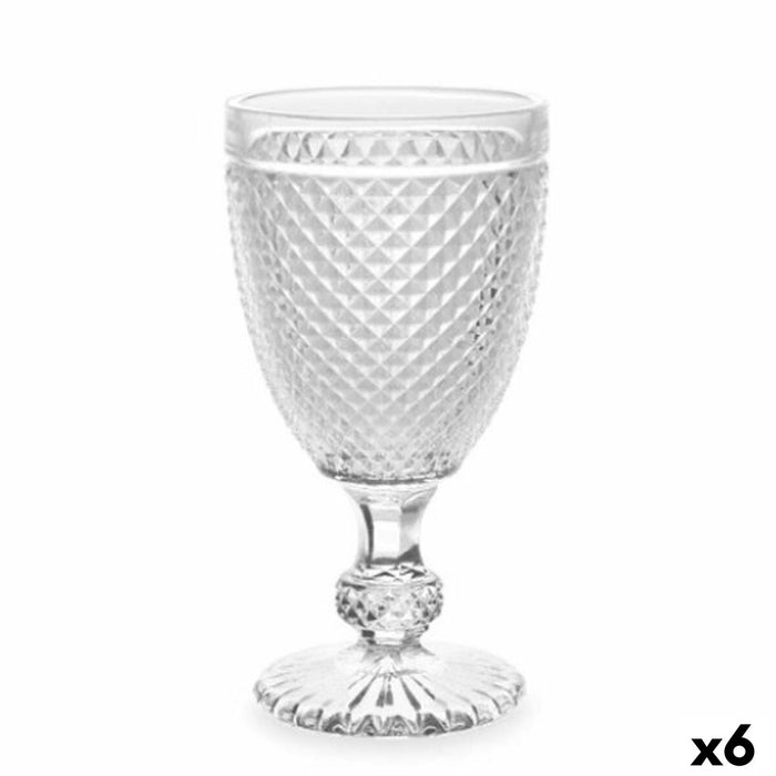 Pahar Diamant Transparent Sticlă 256 ml (6 Unități)