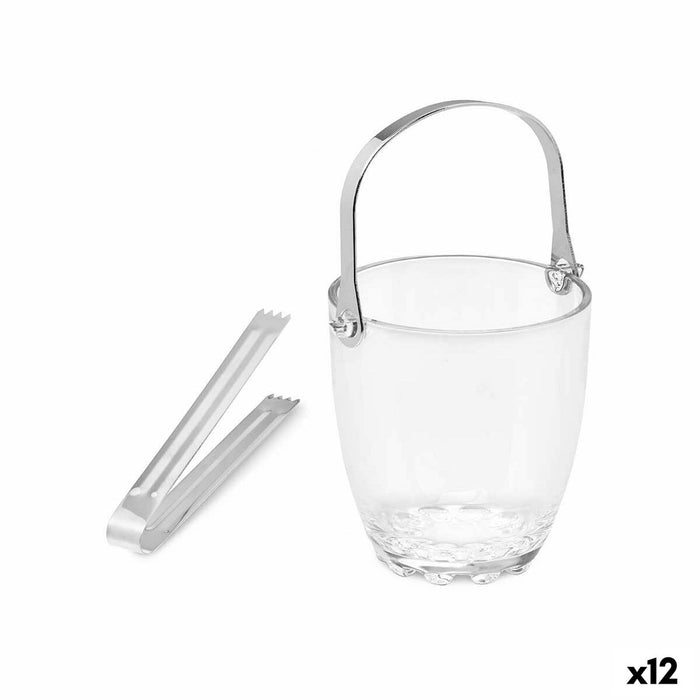Frapieră Transparent Metal Sticlă 800 ml (12 Unități)
