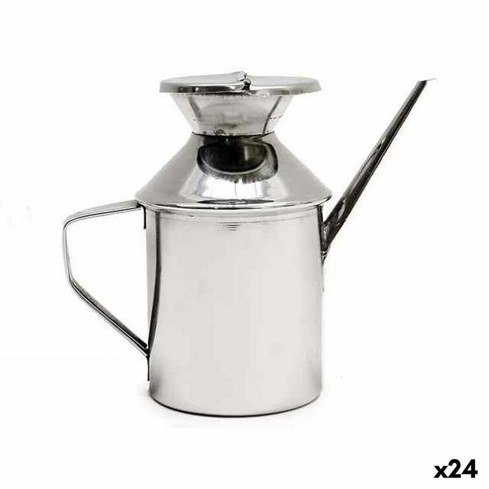 Dispenser pentru Ulei Argintiu Oțel inoxidabil 500 ml (24 Unități)