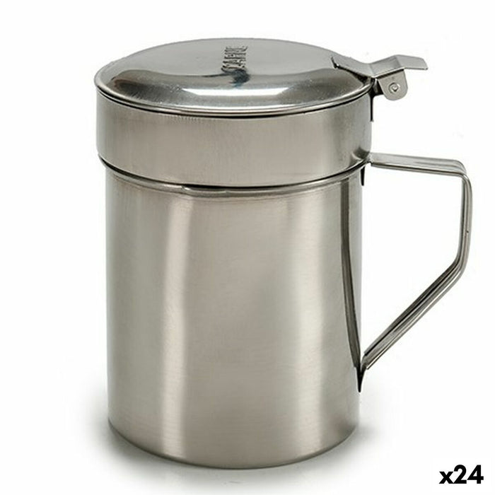 Tavă de scurgere pentru carne și pește Argintiu Oțel inoxidabil 500 ml (24 Unități)