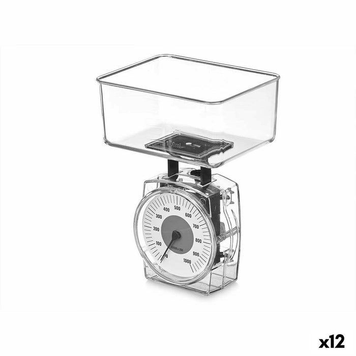 cântarul de bucătărie 1 kg Transparent 400 ml 11,5 x 6 x 8,7 cm (12 Unități)