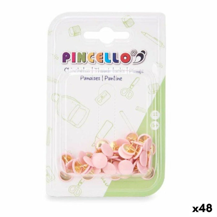 Piuneze Multicolor Metal (48 Unități)