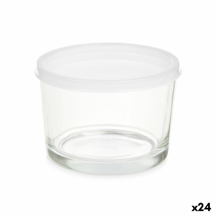 Cutie pentru Prânz Transparent Sticlă polipropilenă 200 ml (24 Unități)