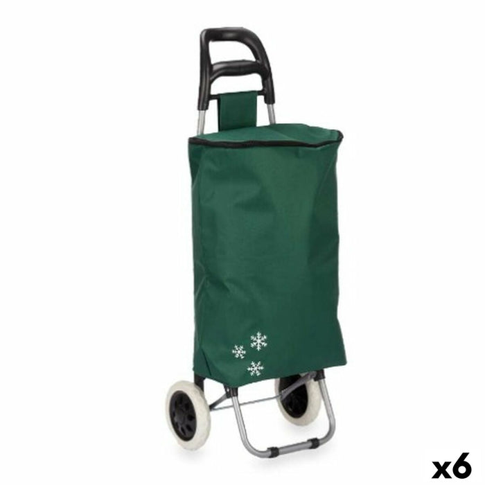 Cărucior de cumpărături Dublură termică Verde 32 L 86 x 10,5 x 35,5 cm (6 Unități)