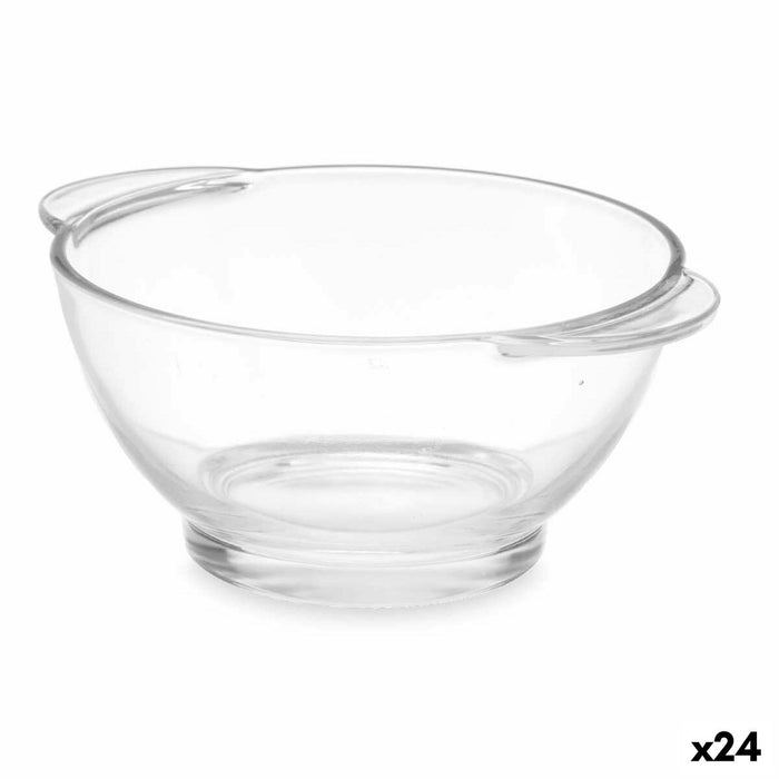 Boluri pentru supă Transparent 580 ml Cu mânere Supă (24 Unități)
