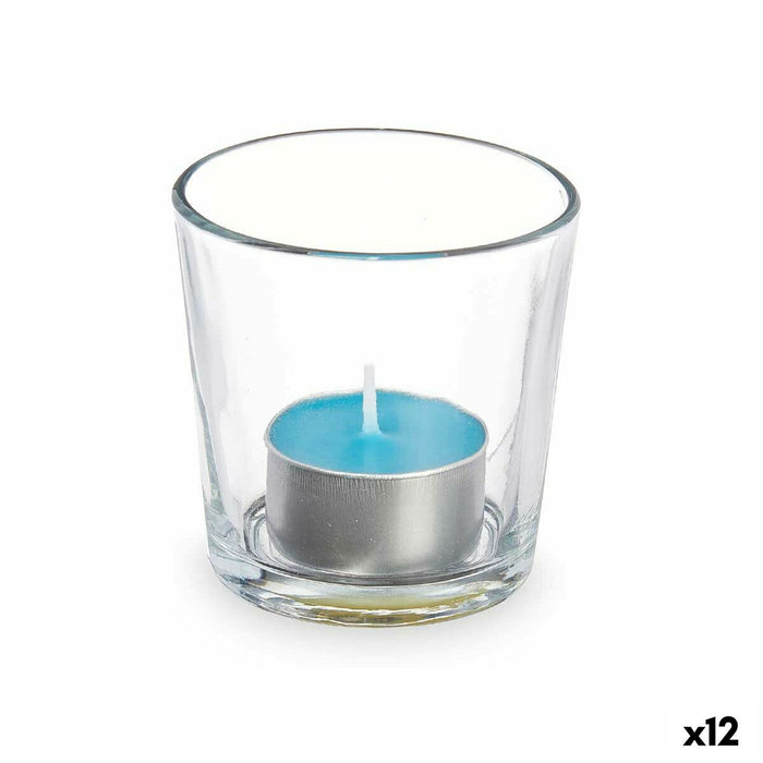 Lumânare Parfumată 7 x 7 x 7 cm (12 Unități) Pahar Ocean