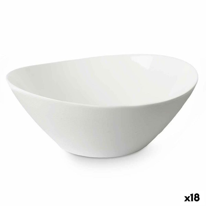 Castron Alb Sticlă 25 x 10 x 23 cm (18 Unități)