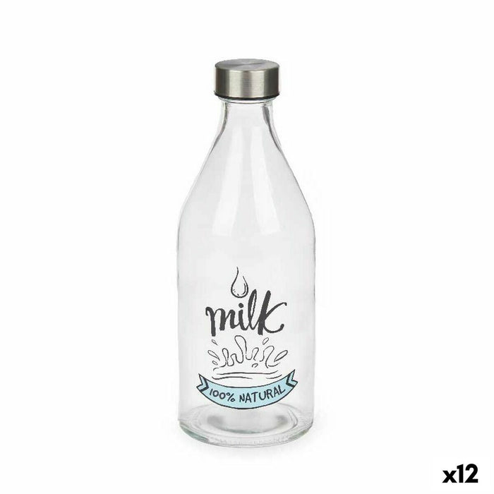 Sticlă (de pus lichide) Milk Sticlă 1 L (12 Unități)
