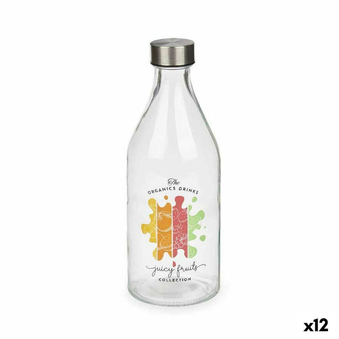 Sticlă (de pus lichide) Juicy Fruits Sticlă 1 L (12 Unități)