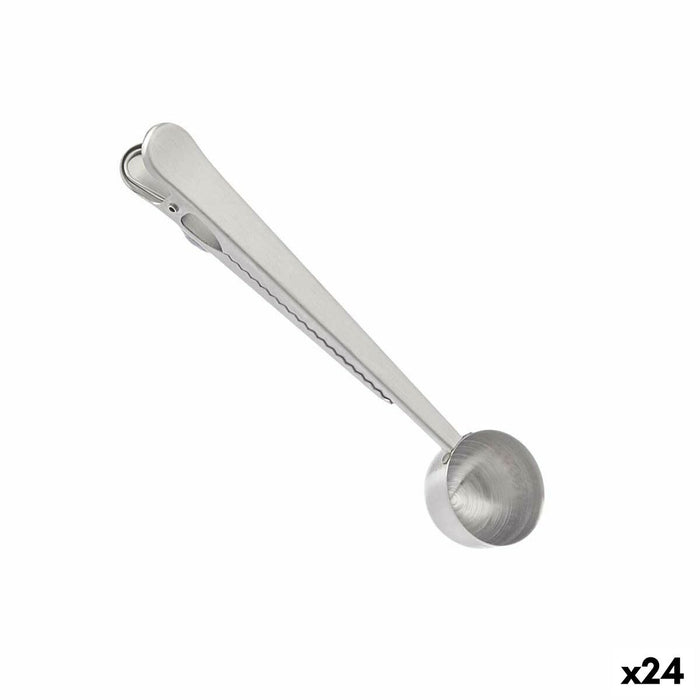 Lingură de cafea Oțel inoxidabil 17,5 x 17,5 x 2,5 cm (24 Unități) Clamă