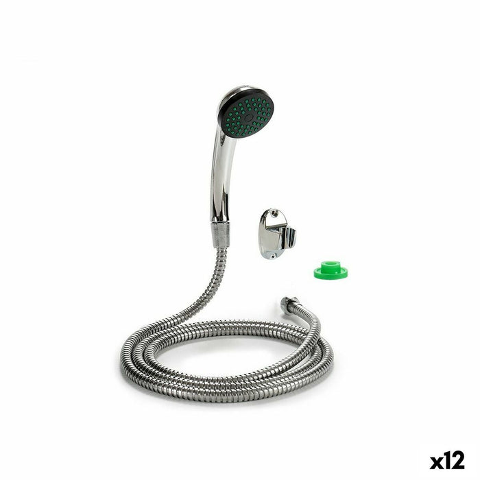 Cap de duș Argintiu Metal (12 Unități) 2 m