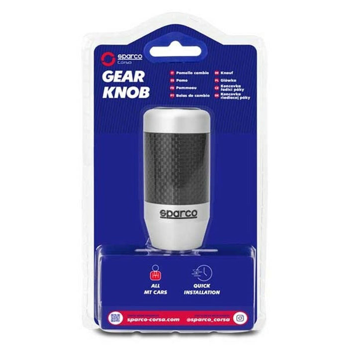 Buton manetă schimbător Sparco SPCG110CB Argintiu
