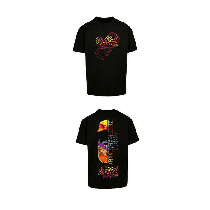 Tricou cu Mânecă Scurtă Bărbați RADIKAL GEORGE SMITH GOOD Negru XXL