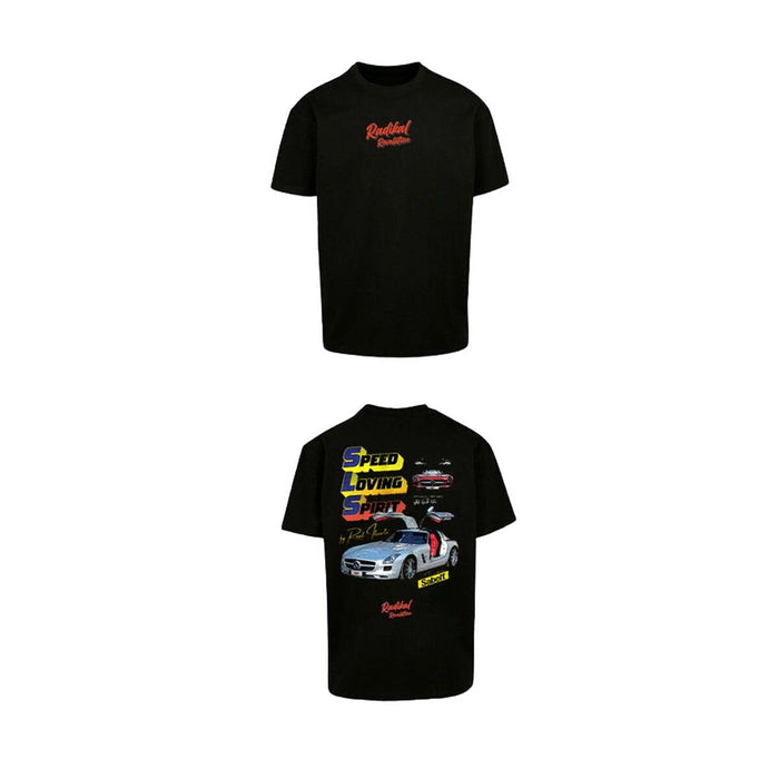 Tricou cu Mânecă Scurtă Bărbați RADIKAL SLS RAUL ITUARTE Negru XXL