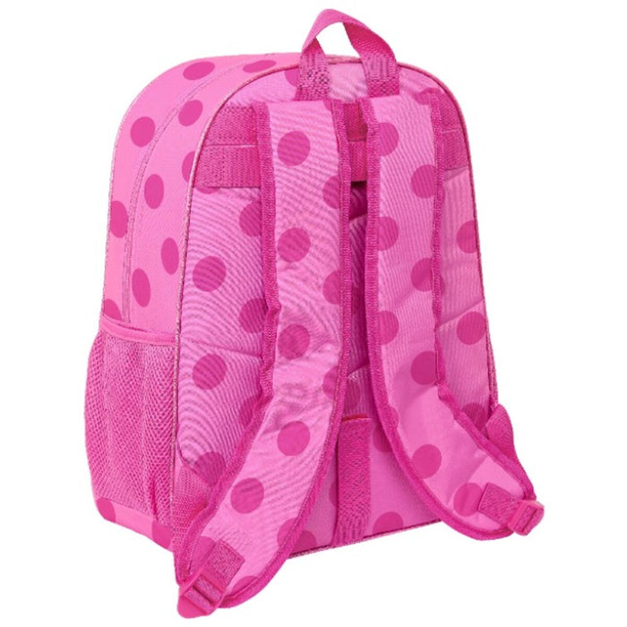 Ghiozdan Lady Bug Fucsia (33 x 42 x 14 cm)