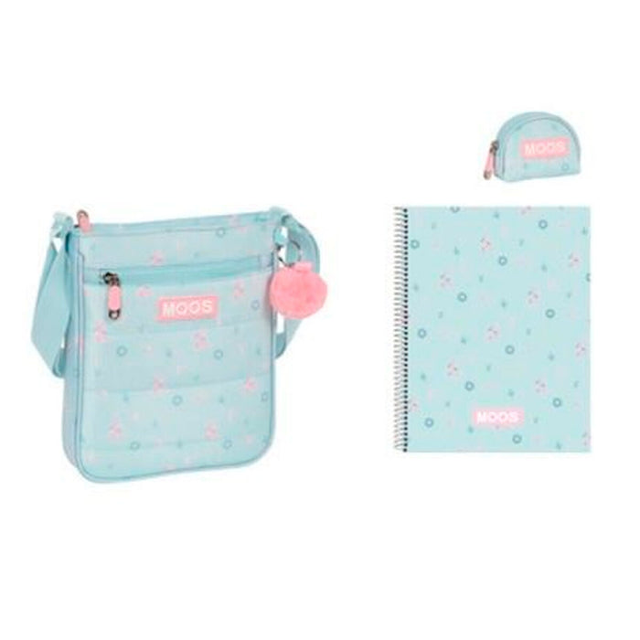 Set școlar Moos Garden A4 3 Piese Turquoise
