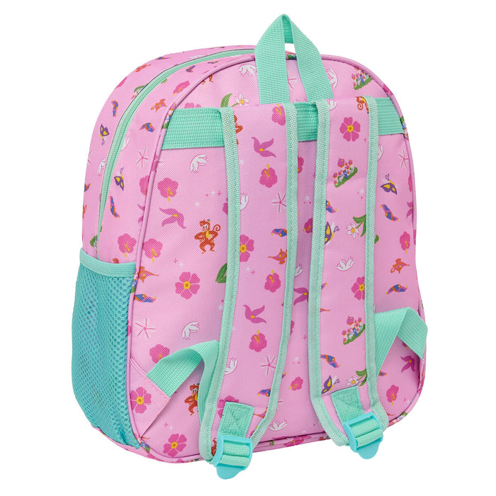 Rucsac pentru Copii 3D Disney Princess Jasmine Roz 27 x 33 x 10 cm