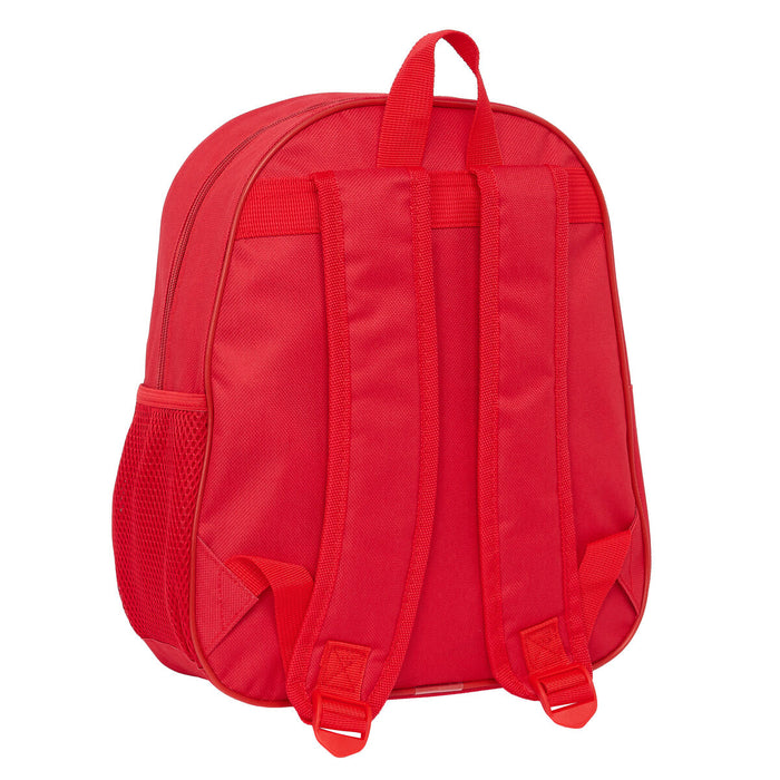 Rucsac pentru Copii 3D Sevilla Fútbol Club Roșu 27 x 33 x 10 cm