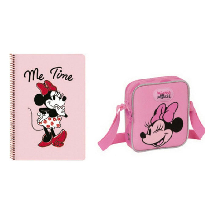 Set de Papetărie Minnie Mouse Loving Roz A4 2 Piese