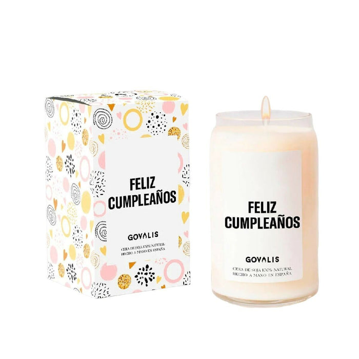 Lumânare Parfumată GOVALIS Feliz Cumpleaños (500 g)