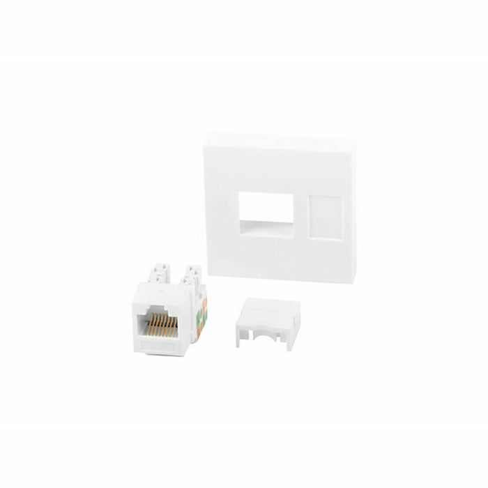 Conector RJ45 Categoria 5 UTP Lanberg WS-4545-RJ45K-W