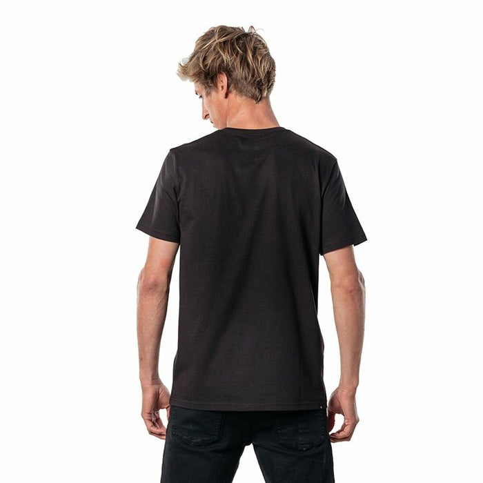 Tricou cu Mânecă Scurtă Bărbați Rip Curl El Mama Negru Bărbați