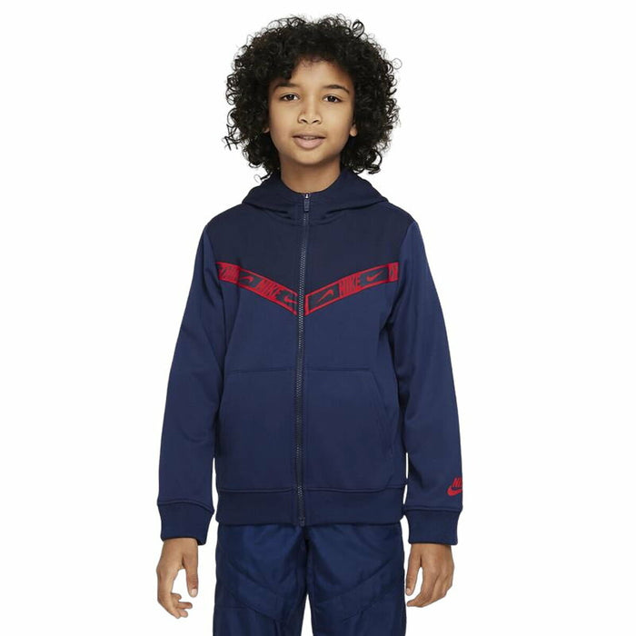 Jachetă Sport pentru Copii Nike Sportswear Albastru închis