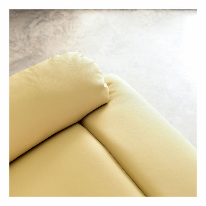 Fotoliu Relax cu Masaj Astan Hogar Manual Crem Piele Sintetică