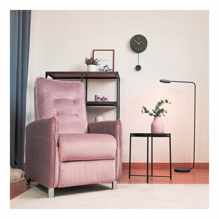 Fotoliu înclinat Astan Hogar Relax Manual Roz Кадифе