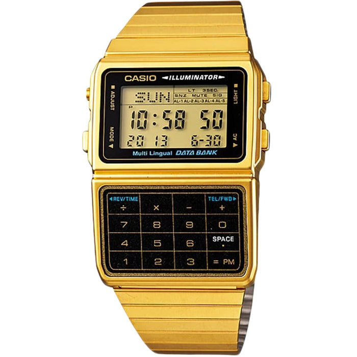 Ceas Unisex Casio DATABANK CALCULATOR GOLD