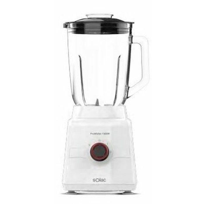 Mixer cu Pahar Solac BV5729 1300 W 1,5 L Alb Negru