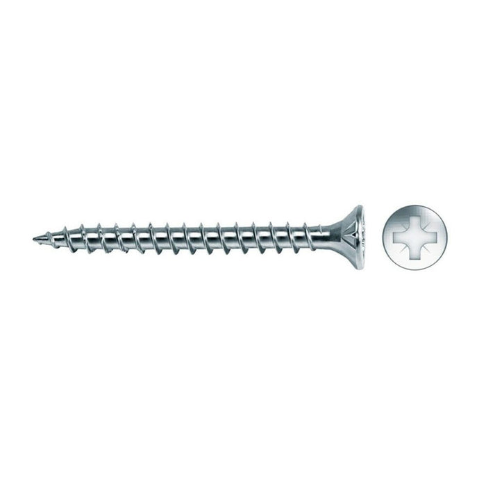 Cutie cu șuruburi CELO vlox Lemn 3,5 x 50 mm 50 mm Placat cu zinc (200 Unități)