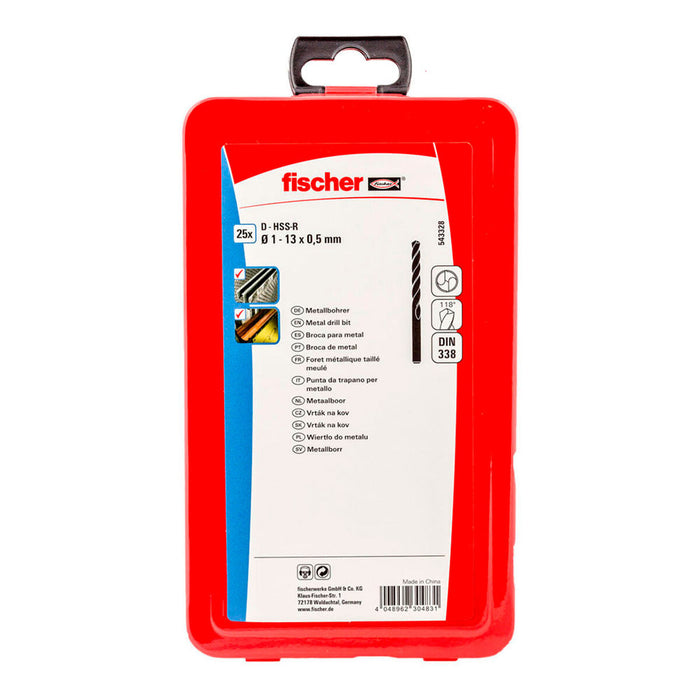 Set de rulouri Fischer Ms Metal Oțel inoxidabil 25 25 Piese