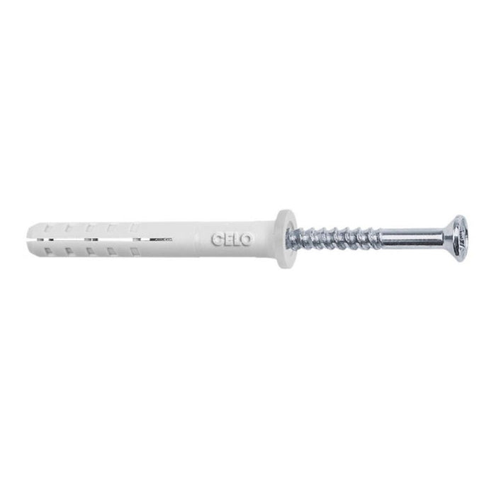 Dibluri și șuruburi CELO NP Cap turtit Oțel Placat cu zinc 6 x 35 mm (100 Unități)