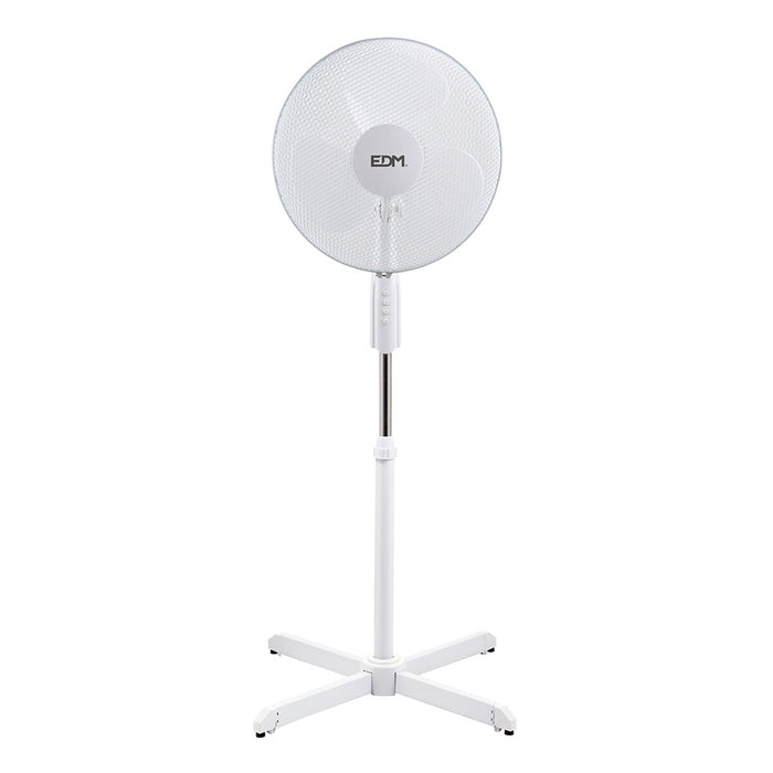 Ventilator cu Picior EDM Alb 50 W 55 W
