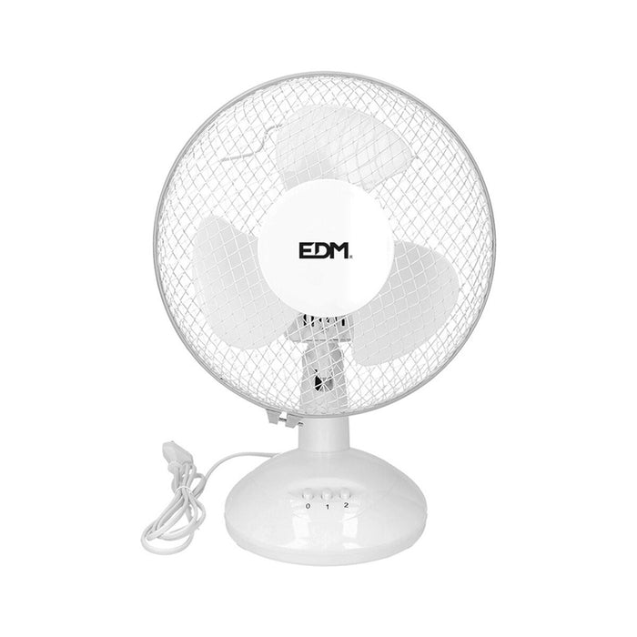 Ventilator de Masă EDM Alb 25 W Ø 23 x 36 cm