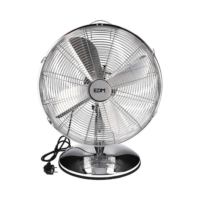 Ventilator de Masă EDM Argintiu 60 W Ø 40 x 55 cm