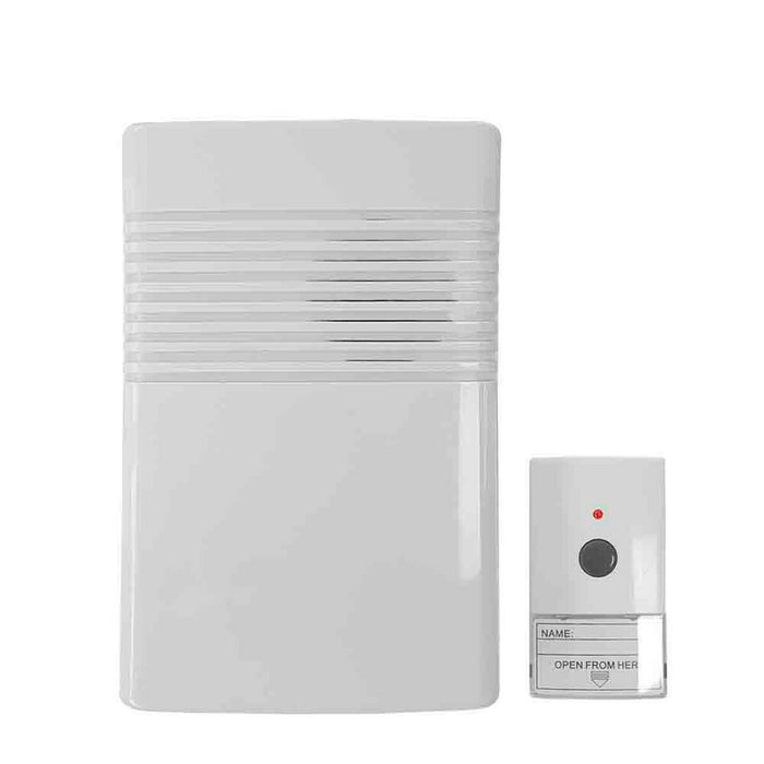 Sonerie Fără Fir cu Buton EDM 80 dB 14,8 x 9,7 x 4 cm (12 V)
