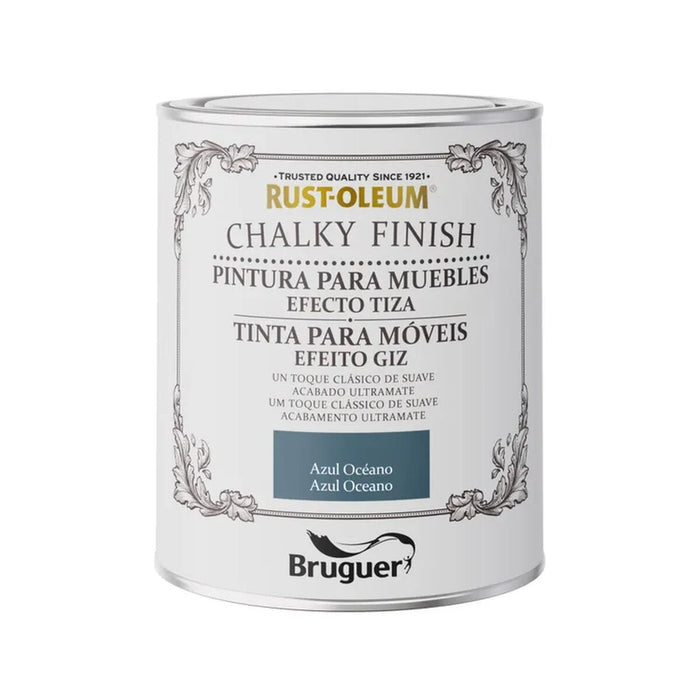 Tablou Bruguer Rust-oleum Chalky Finish 5733886 Mobilier 750 ml Azul Océano