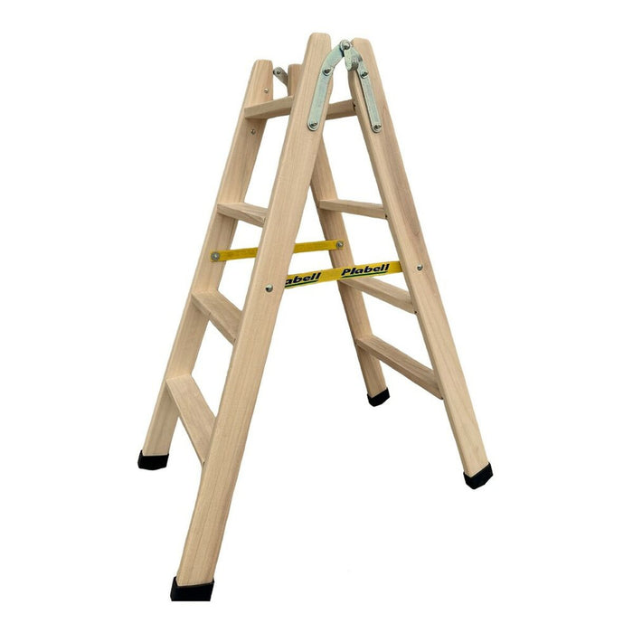 Scară pliantă cu 4 trepte Plabell Lemn 114 x 31/48 cm