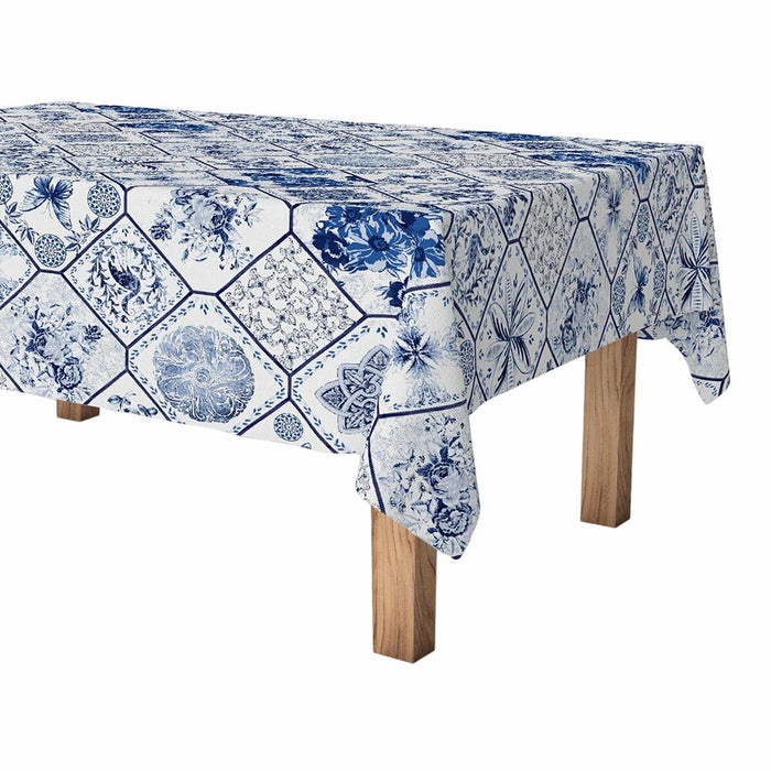 Față de masă pe o rolă Exma Rezistent la pete Albastru Ceramică 140 cm x 25 m