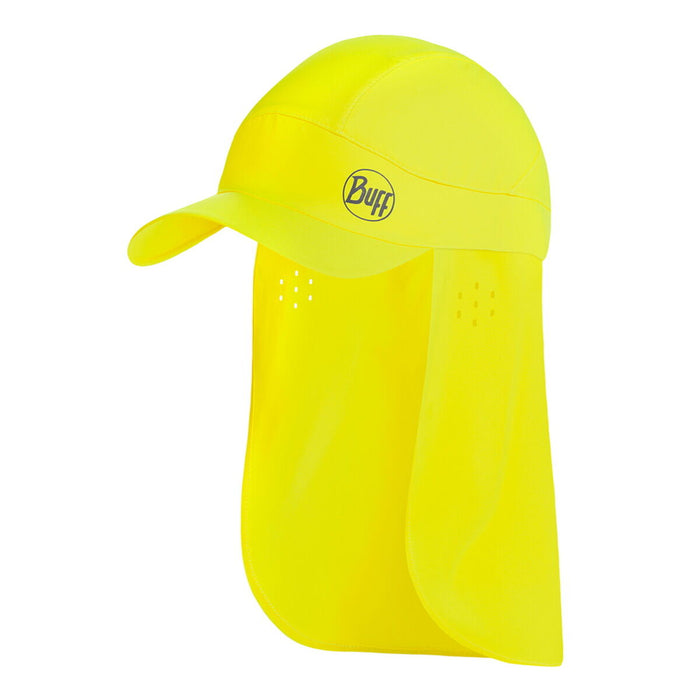 Șapcă cu protecție pentru gât Buff Pack Cap Bimini Galben Fluor