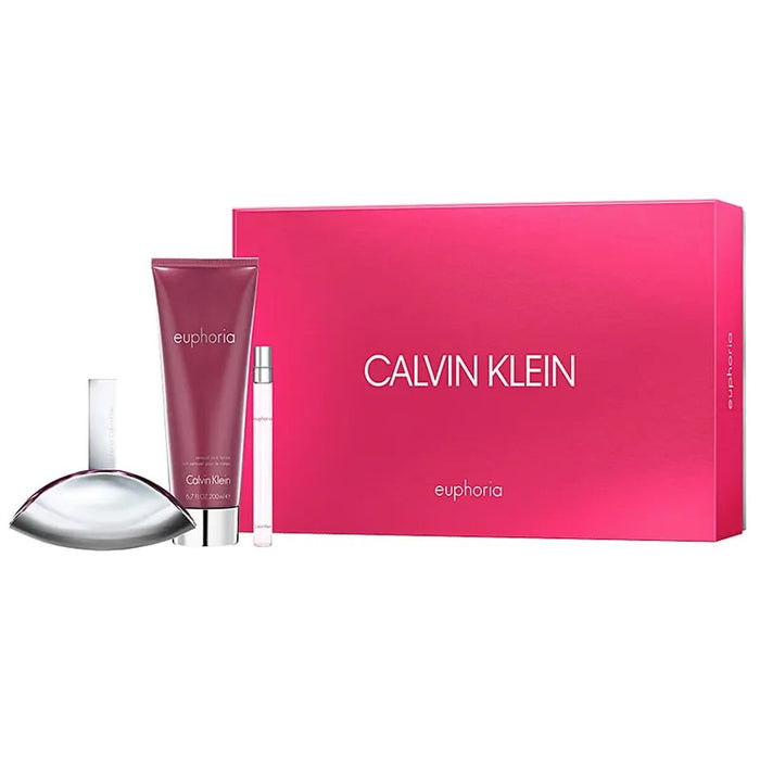 Set de Parfum Femei Calvin Klein 3 Piese Euphoria