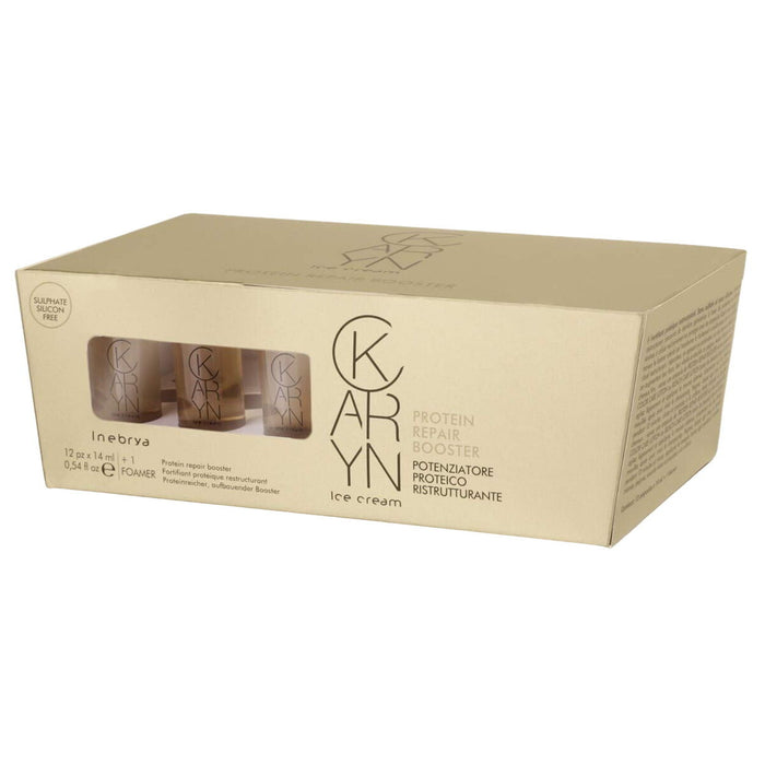 Set Coafor Inebrya Karyn Ice Cream Care Protein Repair 12 Piese