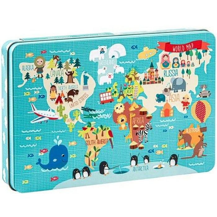 Puzzle pentru Copii Apli Mapamundi 24 Piese 48 x 32 cm